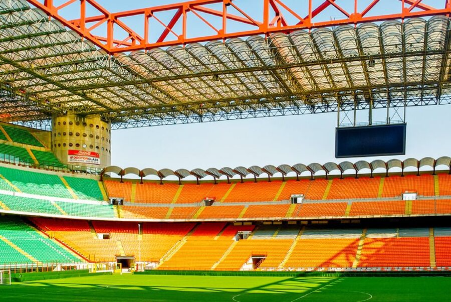 Milan: San Siro Stadium and Museum Guided Tour - Seeing the stadium from the seating bowl