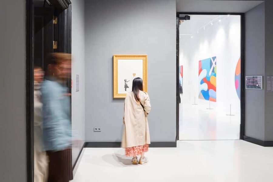 Moco Museum Barcelona: Modern & Contemporary Art - Entering the Cervelló family palace in El Born