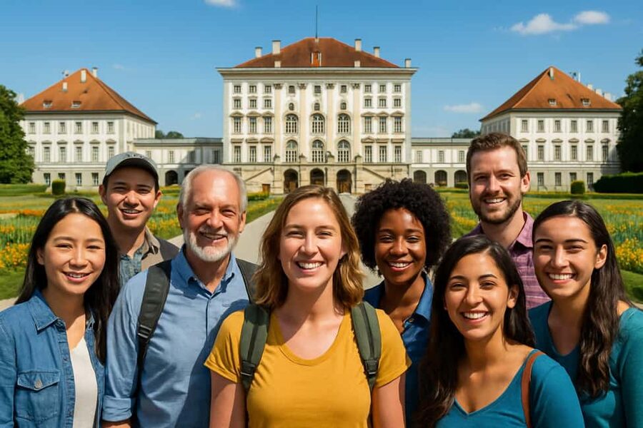 Munich Nymphenburg Palace & Carriage Museum Fast-Track Tour - The palace park from April through September