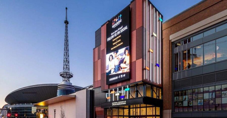 Nashville: National Museum of African American Music Entry - Entering the 56,000-Square-Foot Museum