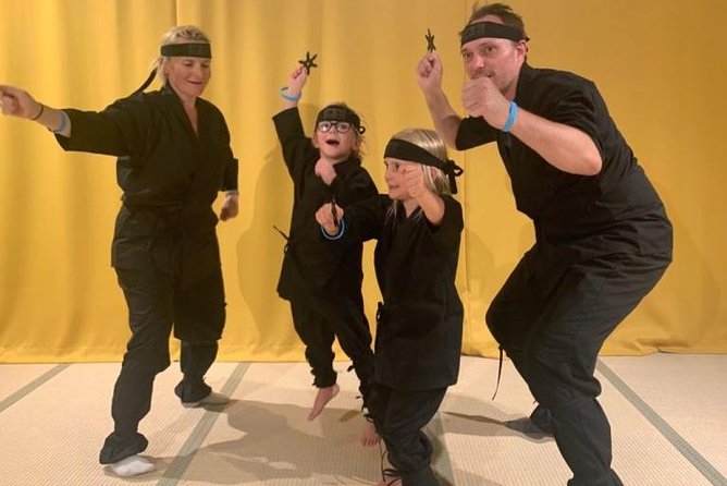 Ninja Experience (Family Friendly) at Samurai Ninja Museum TOKYO - Ninja stars, blowpipes, darts, and training games