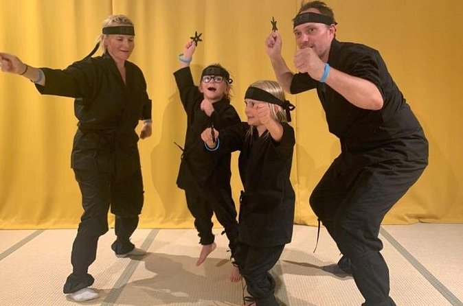 Ninja Experience (Family Friendly) at Samurai Ninja Museum TOKYO - Photos in full ninja dress