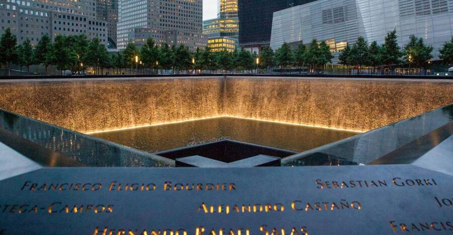 NYC: Ground Zero Walking Tour and 9/11 Museum Ticket - Seeing old photographs beside the rebuilt complex