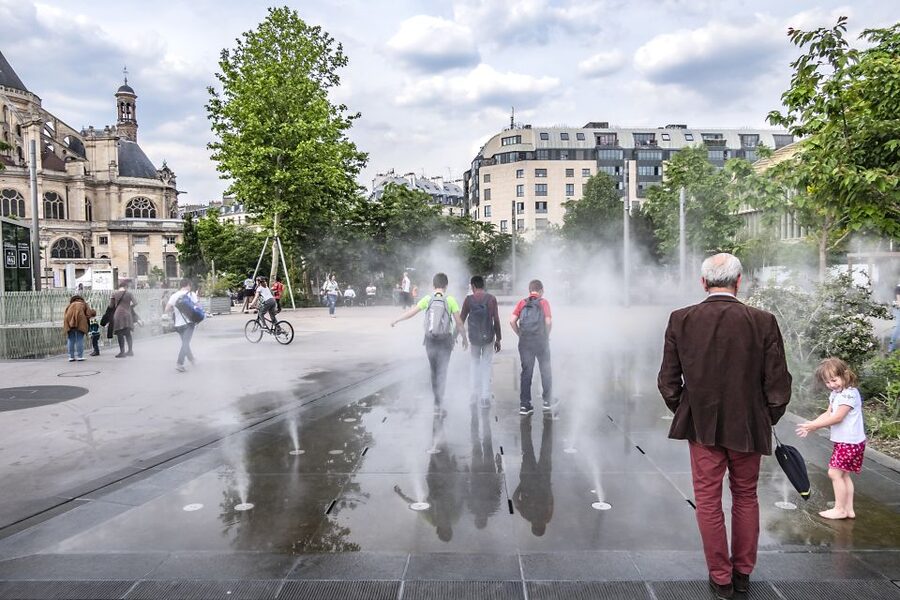 Paris: Private Family Tour, Highlights and Museum Visit - Stravinsky Fountain adds color and a quick pause