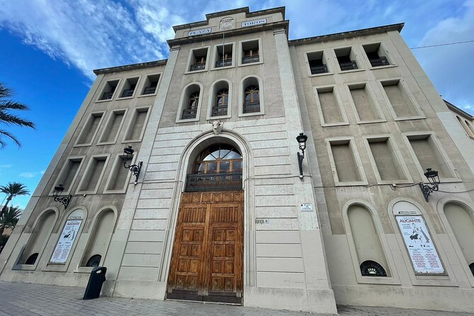 Private Guided Visit to the Alicante Bullring and Museum - Entering through the main gate and seating areas