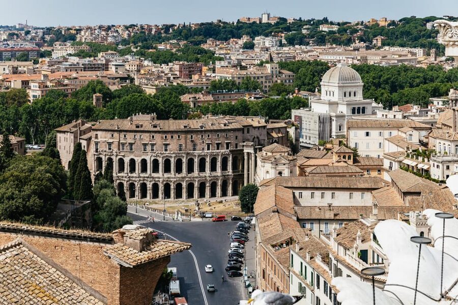 Rome: Altar of the Fatherland Elevator and Museum Tickets - The Ancient Rome multimedia video comes first