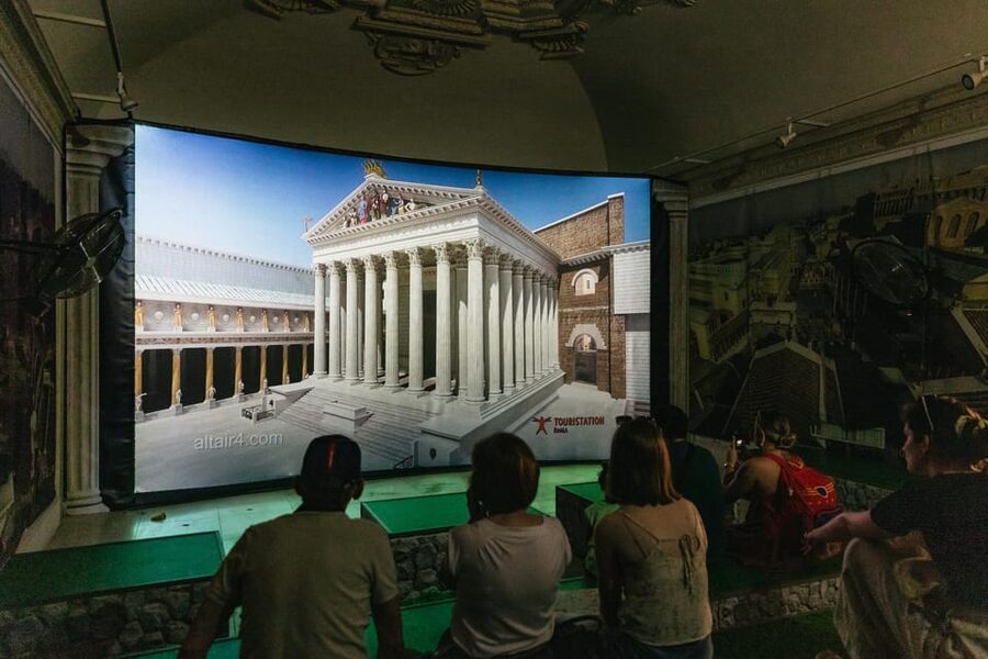 Rome: Altar of the Fatherland Elevator and Museum Tickets - Using the panoramic audio guide app
