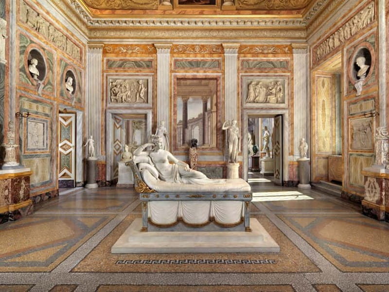 Rome: Borghese Gallery and Museum Entry Tickets - The first rooms: marble that seems to move