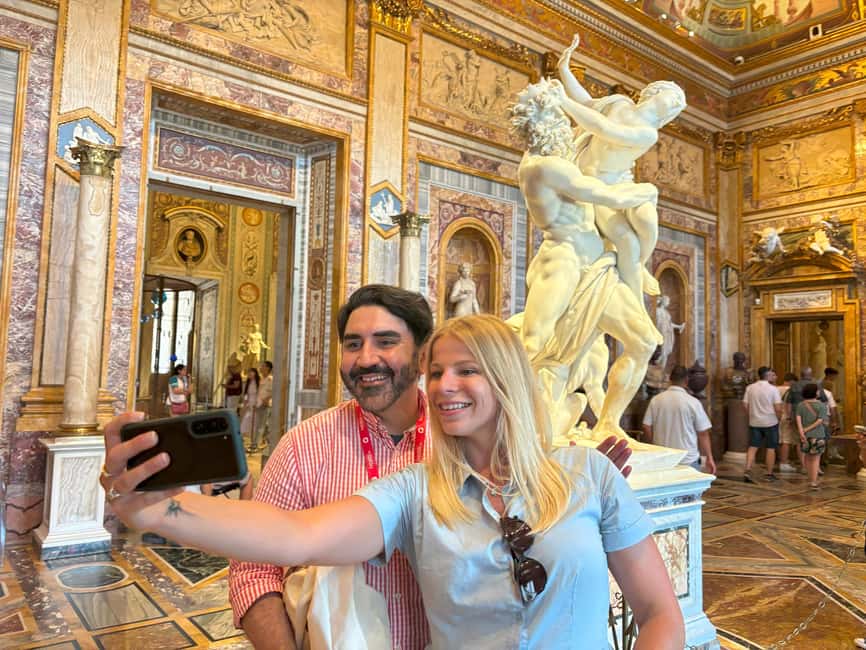 Rome: Borghese Gallery Guided Small Group Tour - Caravaggio’s sharp light and uneasy subjects