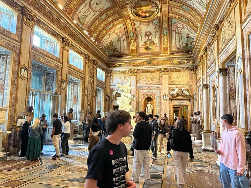 Rome: Borghese Gallery Skip the line ticket and Audioguide - Key points to know before booking