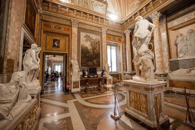 Rome: Borghese Gallery Ticket and Optional Audio Guide - Collecting your ticket at the gallery desk