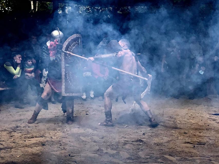 Rome: Gladiator Show and Museum Tickets - Roman snacks, wine, and the armory