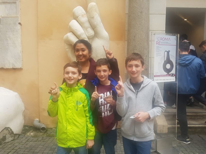 Rome: Percy Jackson-Themed Tour of the Capitoline Museums - Meeting your guide at the Campidoglio