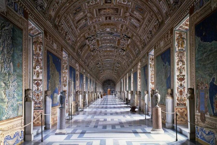 Rome: Vatican Museums and Sistine Chapel Tour with Ticket - Courtyard of the Belvedere and the Vatican Gardens
