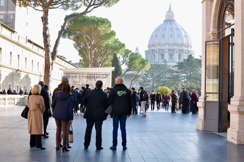 Rome: Vatican Museums, Sistine Chapel + Basilica Option - Courtyards that give you a breather