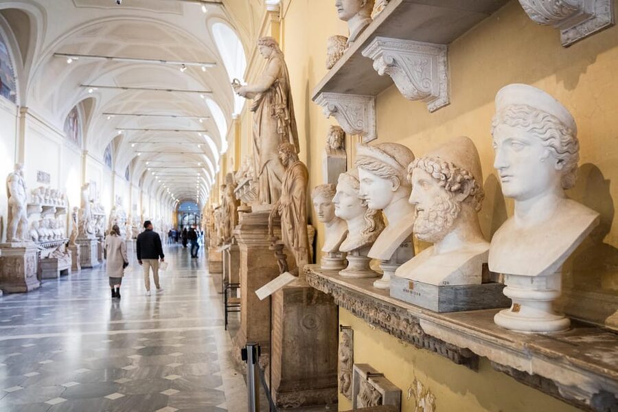 Rome: Vatican Museums & Sistine Chapel Private Evening Tour - Pinecone Courtyard and Belvedere Courtyard