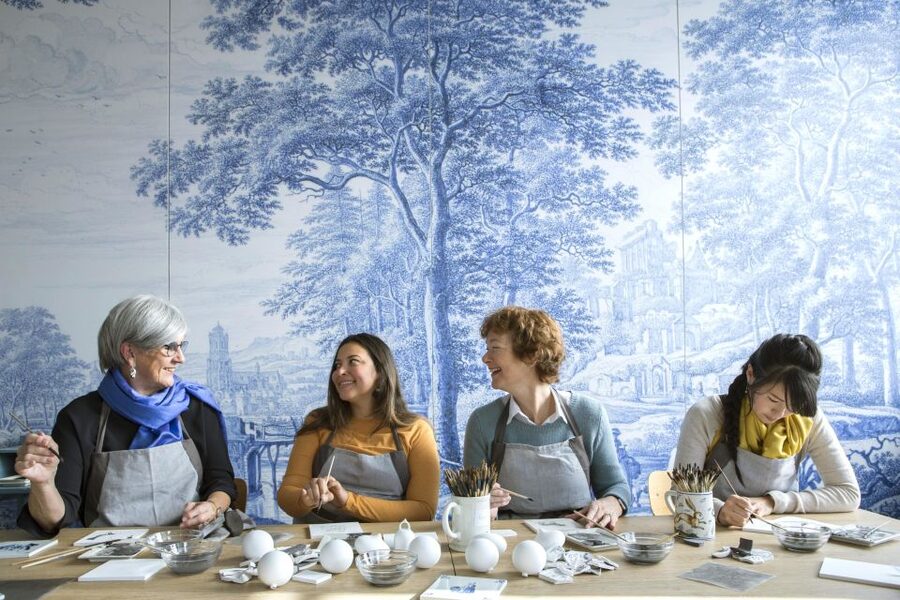 Royal Delft: Delftblue Factory and Museum - The museum collection, from antique pieces to the Night Watch