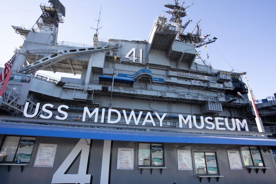 San Diego: USS Midway Museum Entry Ticket - The flight deck and 25 restored aircraft