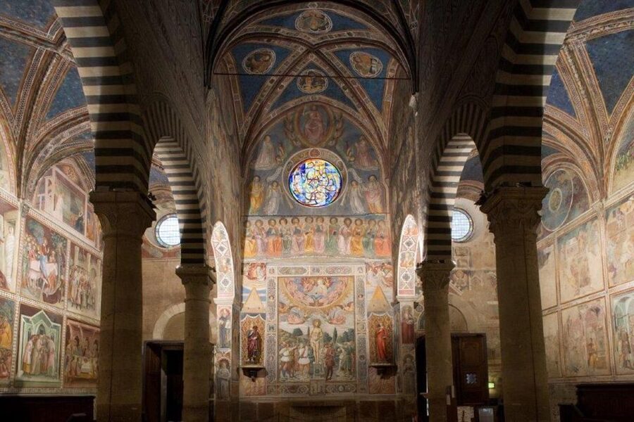 San Gimignano Cathedral & Museum of Sacred Art Entry Ticket - Start with the 14th-century stone columns