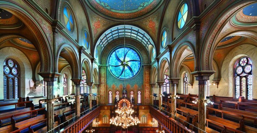 Self-Guided Tour of the Museum at Eldridge Street - Moorish Revival details that reward looking up