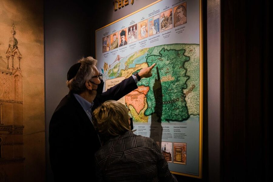 Self-Guided Tour of the Museum at Eldridge Street - Historic windows meet modern art