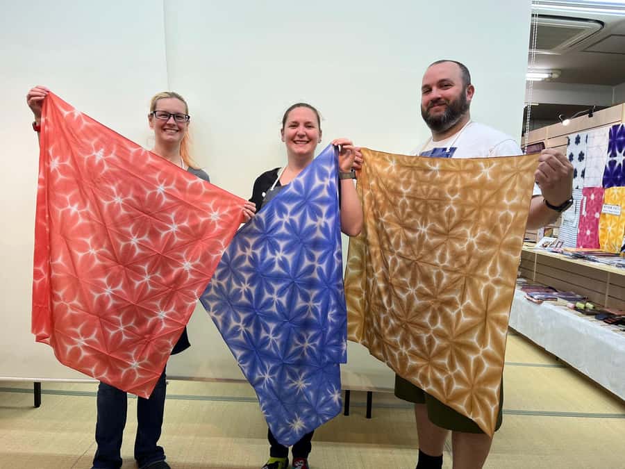 Shibori Furoshiki Course at Kyoto Shibori Museum - Making a Sekka-Shibori Furoshiki Near Nijo Castle