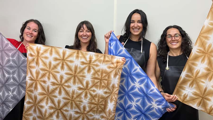 Shibori Furoshiki Course at Kyoto Shibori Museum - Museum Art While Your Cloth Dries