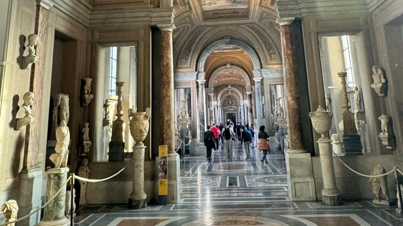 Skip-the-Line Ticket: Vatican Museums & Sistine Chapel - The Gallery of Maps begins the long walk