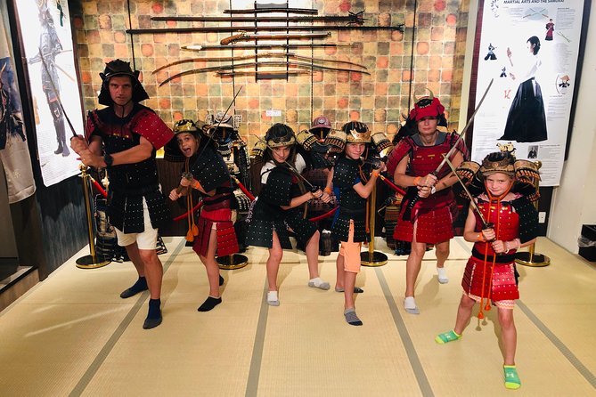 Skip the lines Basic Ticket at SAMURAI NINJA MUSEUM KYOTO - Samurai armor, swords, and the photo session