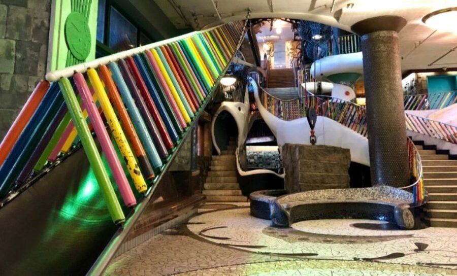 St Louis: City Museum General Admission Ticket - Slides from the first floor to the lower tunnels