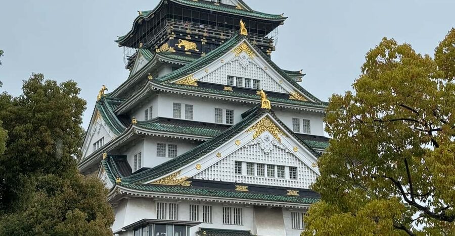 (Ticket Included) Explore Osaka Castle & Museum of History - Meeting at Naniwanomiya Site