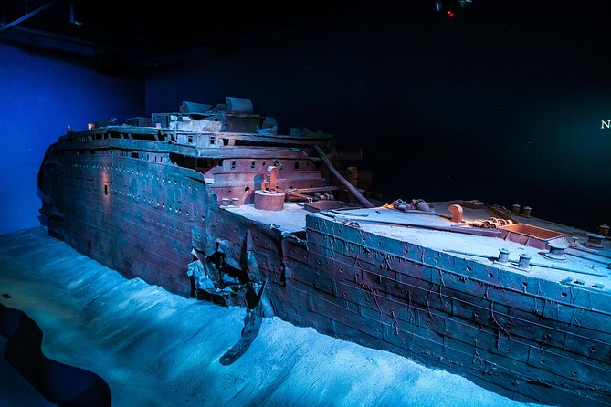 Titanic: The Artifact Exhibition at the Luxor Hotel and Casino - Recreated cabins and the Grand Staircase