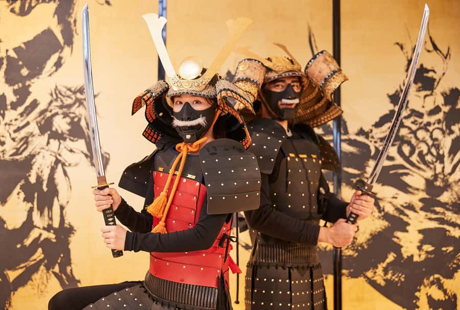 Tokyo: Samurai Ninja Museum Guided tour and Experience - Samurai armor, helmets, and swords
