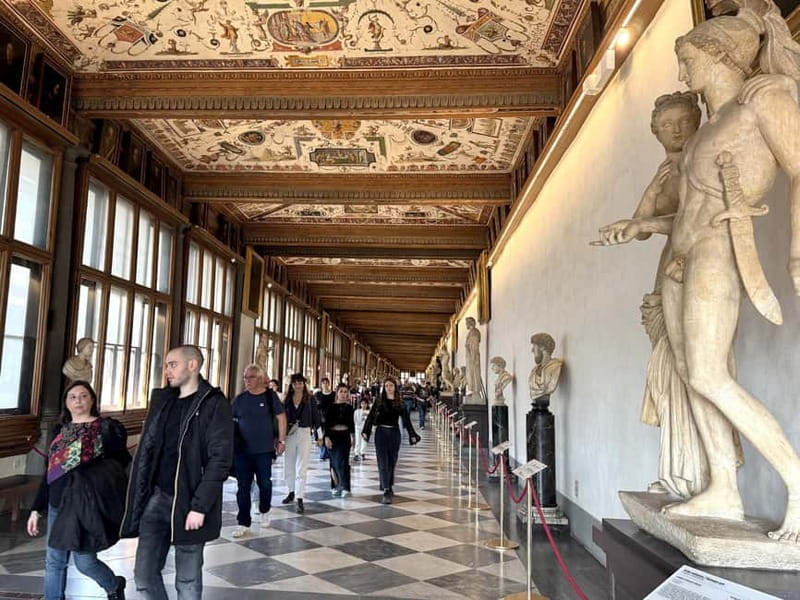 Uffizi Gallery Reserved Ticket & Digital Audio Guide App - A self-guided route works best here
