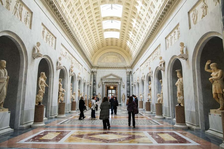 Vatican Museums & Sistine Chapel Guided Tour - Museo Pio Clementino: marble masterpieces and big rooms