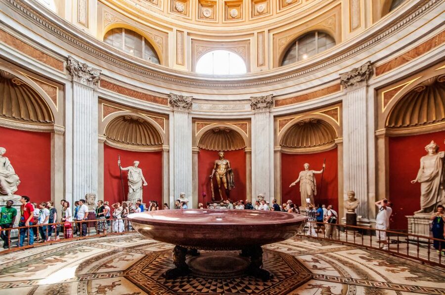 Vatican Museums, Sistine Chapel & St. Peter's Basilica Tour - The Vatican Museums and the Pine Courtyard