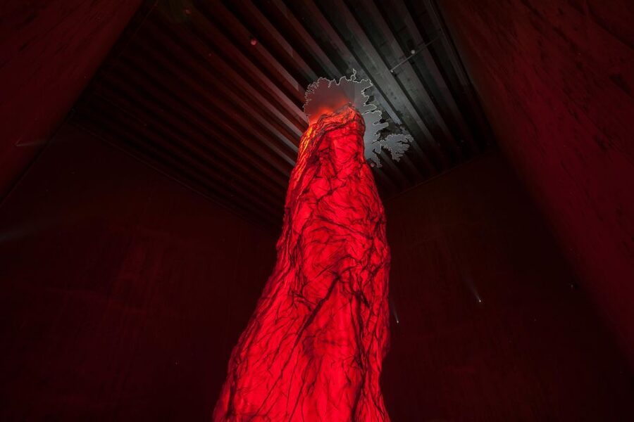 Volcano Exhibition and Cinema - Lava Centre Iceland - The Trembling Earth section and the feel of an earthquake
