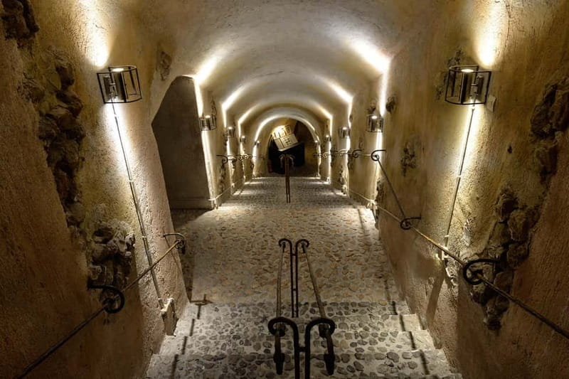 Vothonas: Wine Museum Ticket with Tastings and Audio Guide - Entering Santorini’s underground wine world