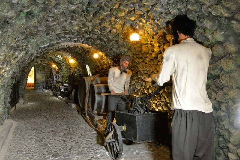Vothonas: Wine Museum Ticket with Tastings and Audio Guide - Tasting four local wines