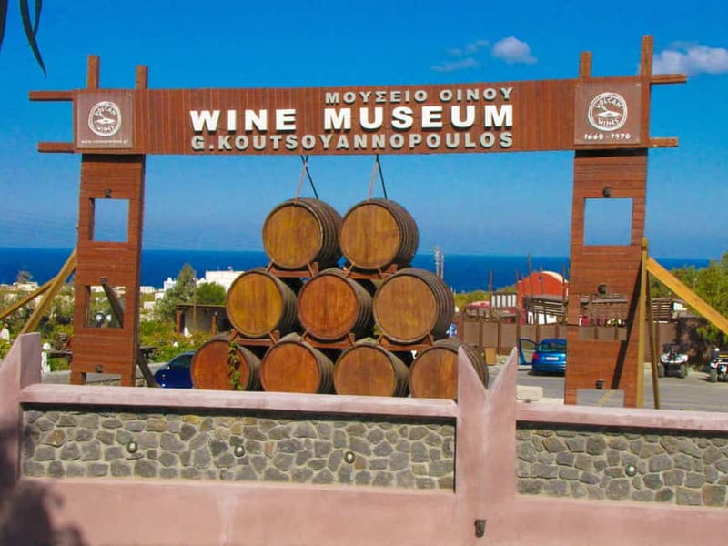 Vothonas: Wine Museum Ticket with Tastings and Audio Guide - A practical stop near the airport