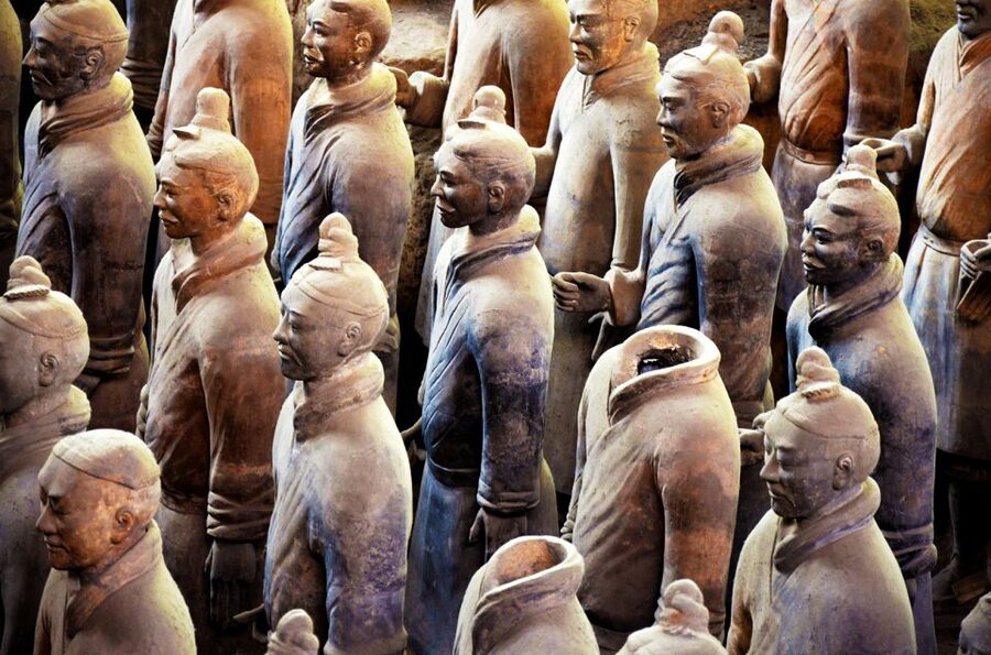 Xian Terracotta Amry& Romantic Show & Grand Tang Bright City - Standing before Qin Shi Huang’s army